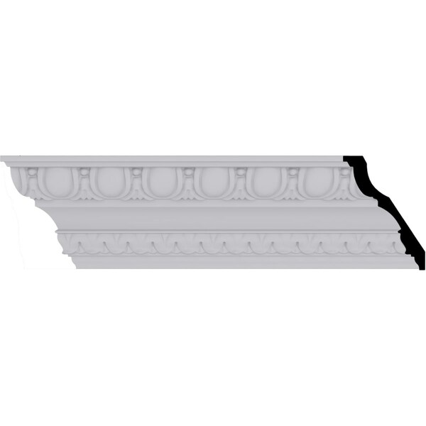 Ekena Millwork 4 7/8"H x 3 1/2"P x 6"F x 94 1/2"L Bedford Egg & Dart Crown Moulding MLD04X03X06BE - main